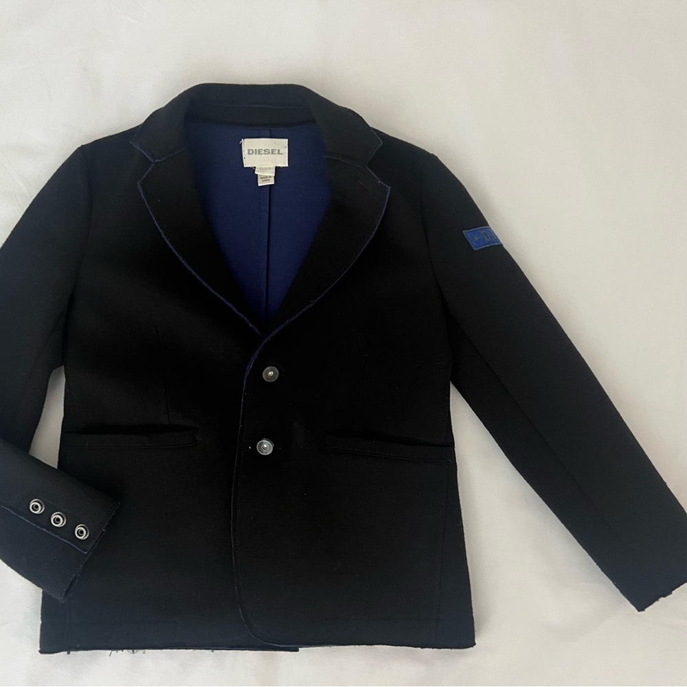 Diesel Kids Navy and Black Blazer